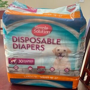 Disposable Diapers for Dogs - Large/XL